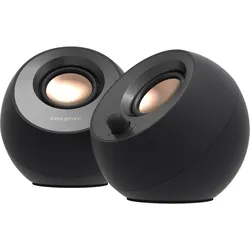 Creative Labs Creative Pebble V3 - Lautsprecher - für PC - 2.0-Kanal - kabellos - Bluetooth - USB - 8 Watt (Gesamt)