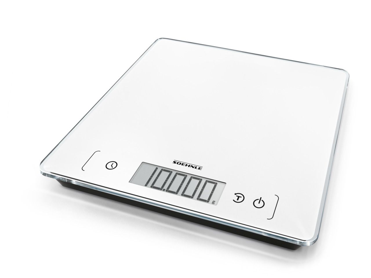 Soehnle 61505 Page Comfort 400 Elektronische Küchenwaage bis 10 kg Genauigkeit 1 g (Weiß)