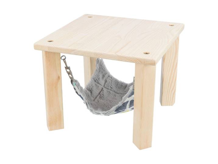 Tierbett TRIXIE Unterstand mit Hängematte Sunny , grau, B/H/L: 28cm x 24cm, Tierbetten, Tierbett