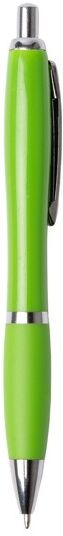 Stylo personnalisé en ABS avec bouton-poussoir Merlin Vert oasis BLUE INK