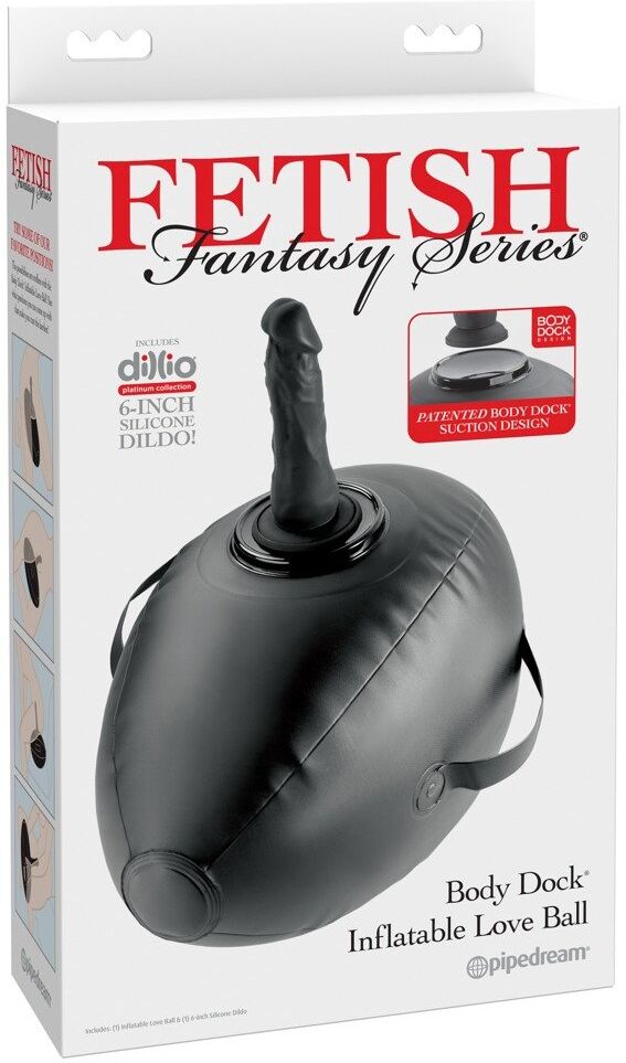 Fetish Fantasy Series Body Dock Love Ball Gonflable avec Dildo Inclus