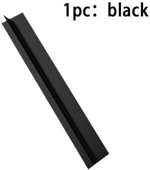Youfap Market Sealing Strip Kitchen Silicone Gap Strip, Anti Oil Anti Stain Silicone Insert For Gas Stove black