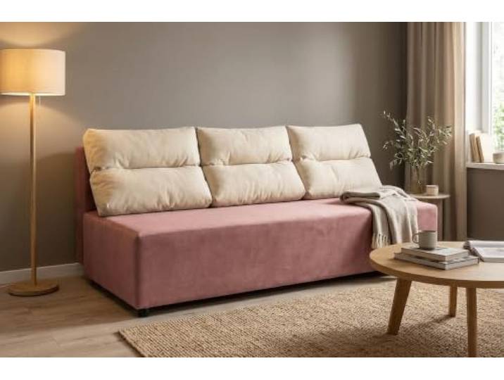 Family Meble Schlafsofa Kimo Royal – różowy
