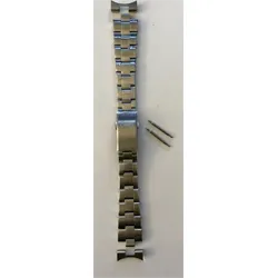 Oris Edelstahl metal strap / Metallband Oris sixty-Five 7707/7791 20mm Anstöße 0782018 - silber