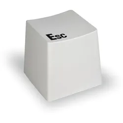 Kunststoffhocker BUTTON, weiß
