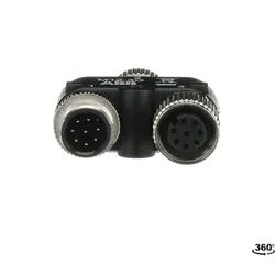ABB M12-3G Y-Stecker mit M12-Anschlüssen von Adam OSSD M12-8 mit M12-8 Kabel