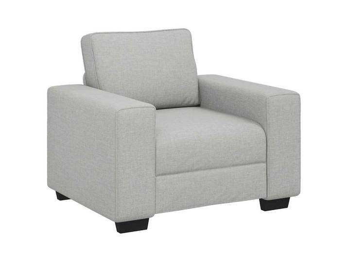 vidaXL Sofa Sessel Wolkengrau 100x77x82 cm Stoff, 1 Teile