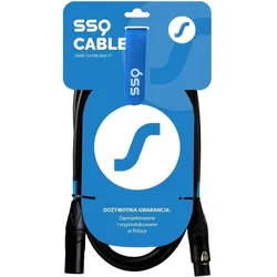 SSQ DMX5 SS-1841 Kabel XLR männlich - XLR weiblich 5 m Schwarz (5 m, XLR Kabel), Audiokabel