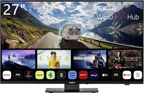Reflexion LDDX27iBT_B LCD-TV 69cm 27 Zoll EEK E (A - G) DVB-T2, DVB-C, DVB-S2, Full HD, Smart TV, WLAN, DVD-Player, CI+ Schwarz