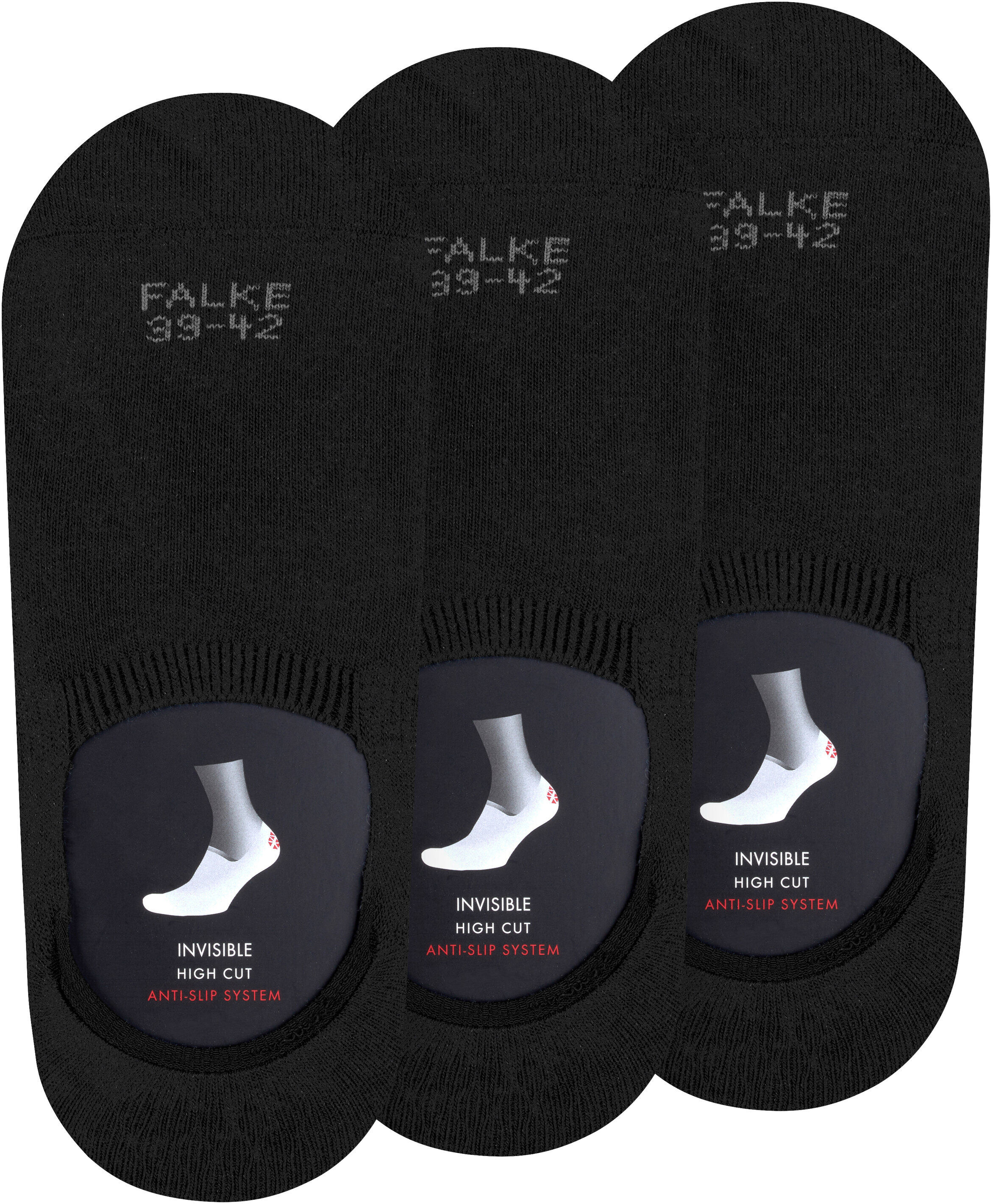 FALKE "Step High Cut" 3 Paar, mit hoher Schnittform, im 3er-Bundle