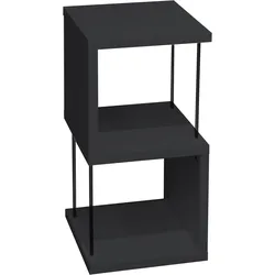 REGAL Elga 33x33x65 aus Holzwerkstoff in der Farbe anthrazit matt lack