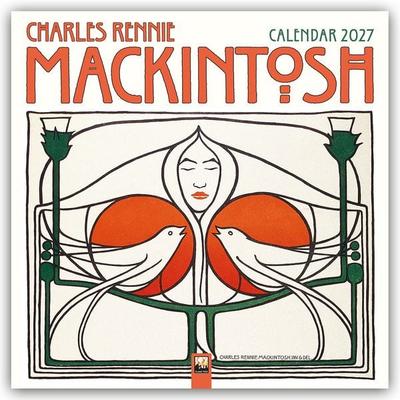 Charles Rennie Mackintosh 2027 – Original Flame Tree Publishing-Kalender [Kalender]