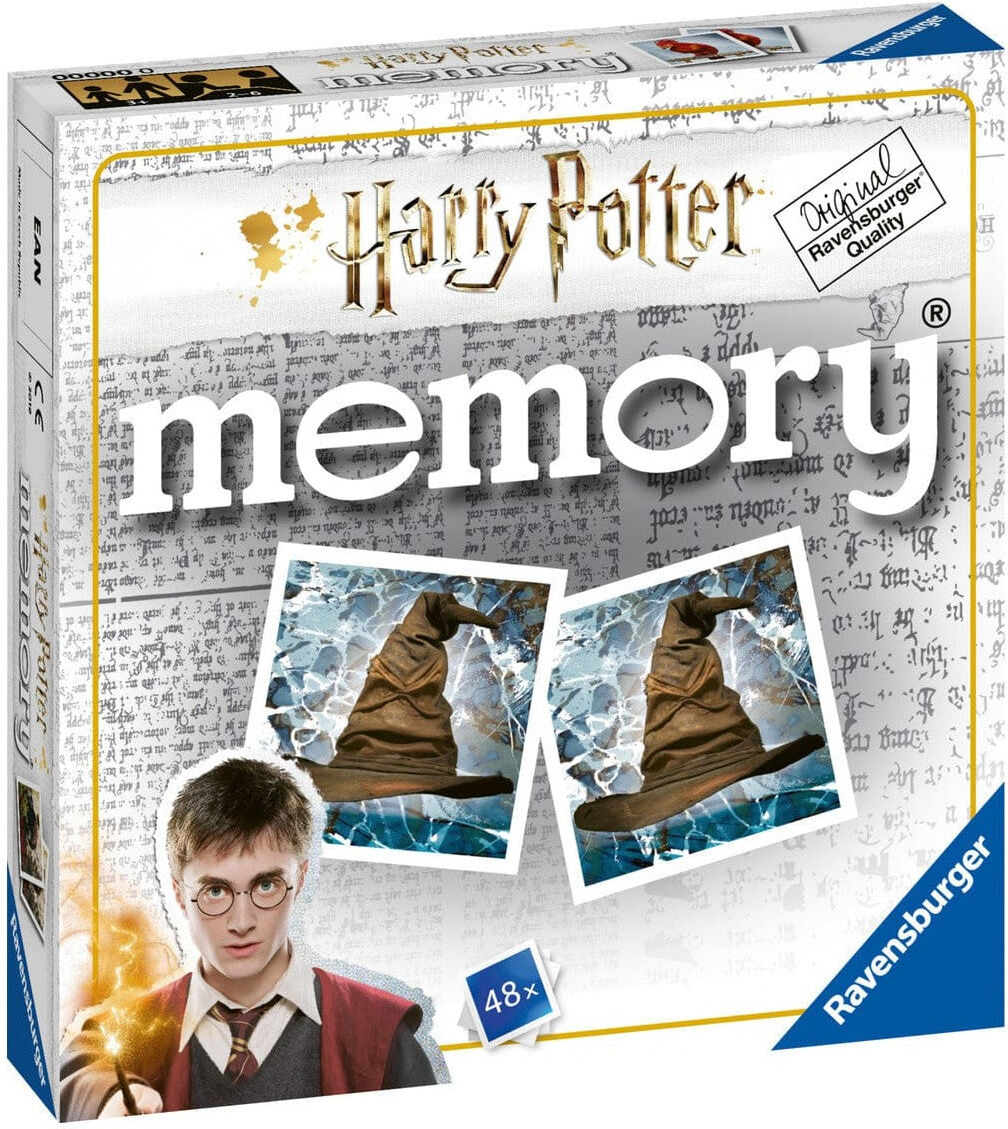 Ravensburger Harry Potter Memory Game Mini Edition for Family Nights, Ages 4+, Compact Design, Ravensburger Quality