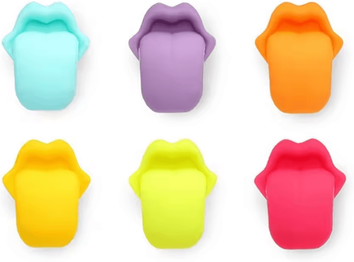 Inspire Curations Creative Drink Markers Set Fun Silicone Wine Glass Charms For Parties & Cocktails style 2