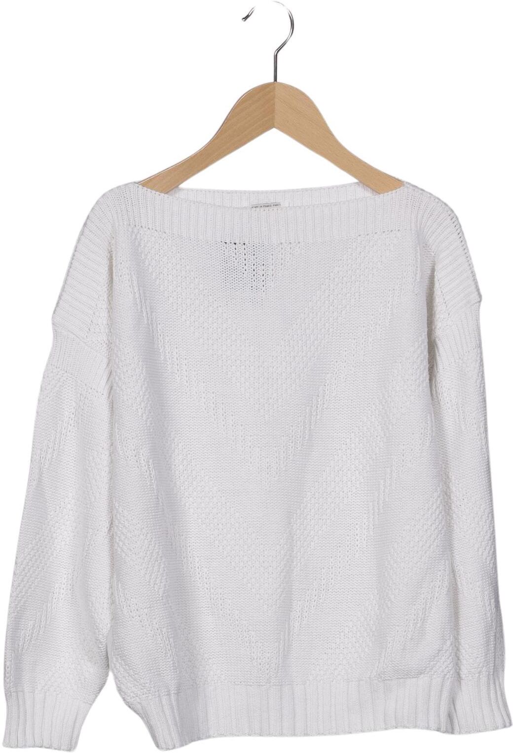 Rodier Damen Pullover, Weiß, Gr. S, kein / Etikett - Second Hand