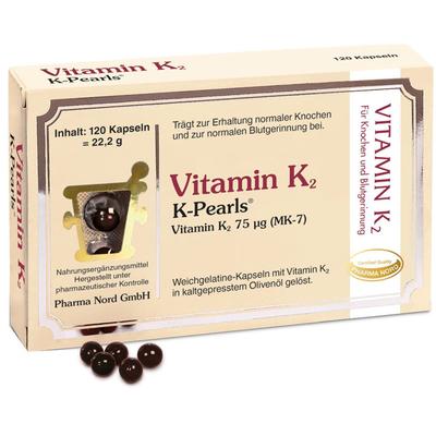 Vitamin K2 K-Pearls Weichkapseln 120 St