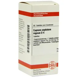 Cuprum Oxydatum Nigrum D 4 Tabletten 80 St