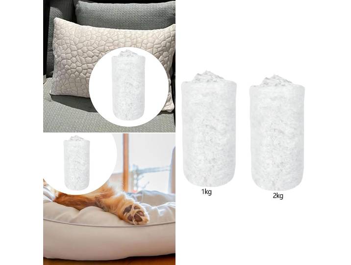 Remplissage en mousse à mémoire de forme râpée, matériau de remplissage blanc de qualité supérieure pour coussin, artisanat d'art, animaux en peluche, canapé, chaise longue