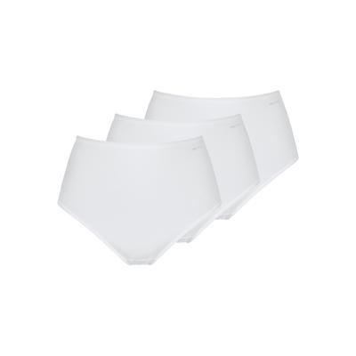 Taillenslip MEY "SUPERFINE ORGANIC", Damen, Gr. 44, Single Jersey, weiß, Single Jersey, Obermaterial: 92% Baumwolle, 8% Elasthan, körpernah, Unterhosen Taillenslip, Natürliches Tragegefühl