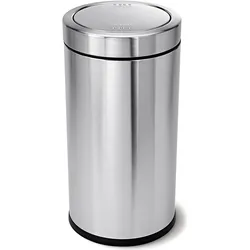 Simplehuman Abfalleimer, Abfalleimer, Silber