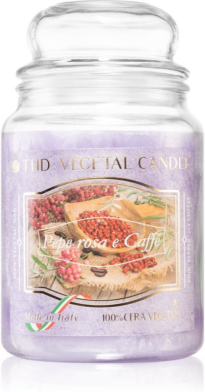 THD Vegetal Pepe Rosa E Caffe scented candle 600 g