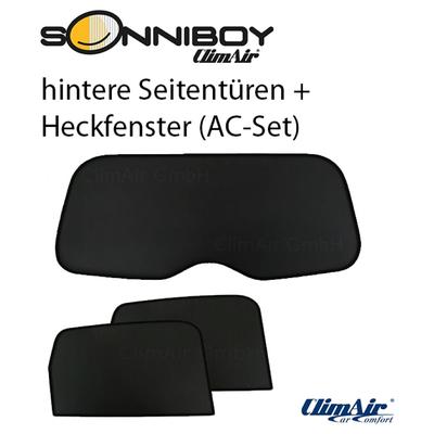 CLIMAIR Sonnenblende Sonniboy AC-Set (hintere Seitentüren + Heckfenster) cli10087ac Innenraumverkleidung