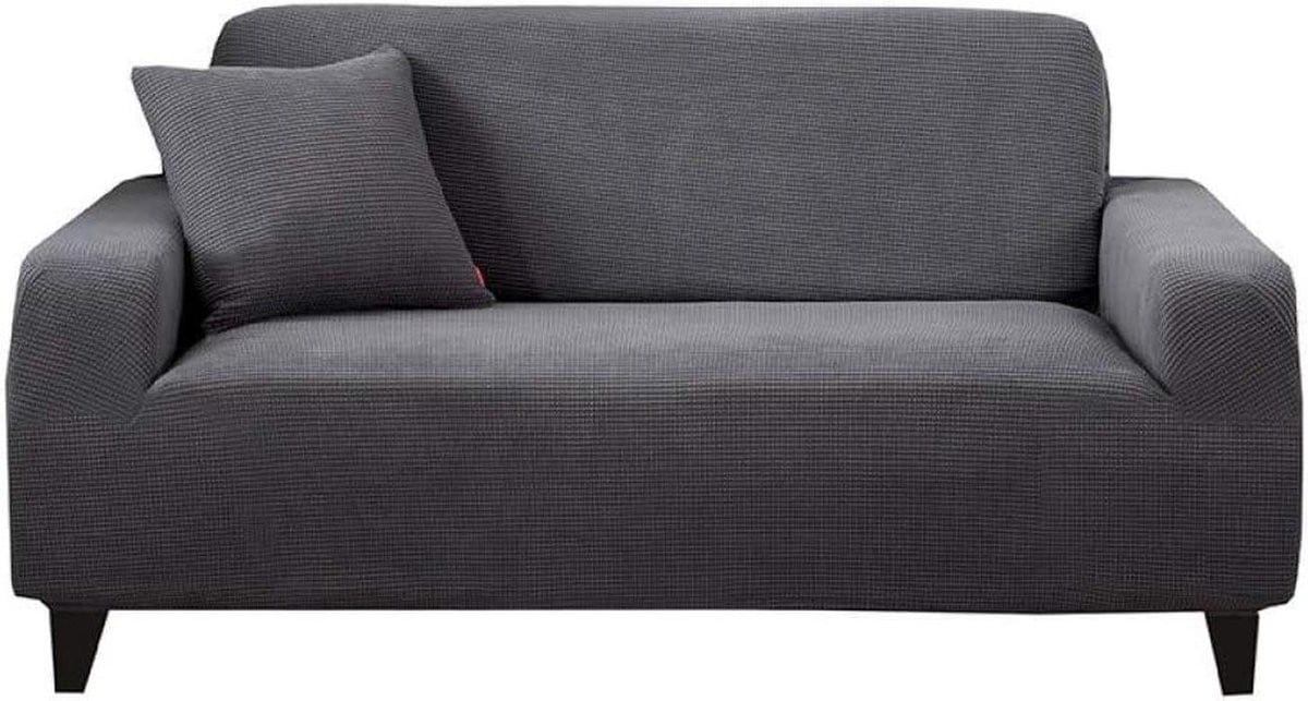 Grijs Bankhoes - Elastische Slaapbankhoes Sofa Protector voor Zittingen van 90-140cm