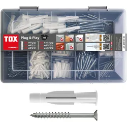 TOX Plug & Play + TRIKA Dübel- und Schrauben-Sortiment 320 tlg.