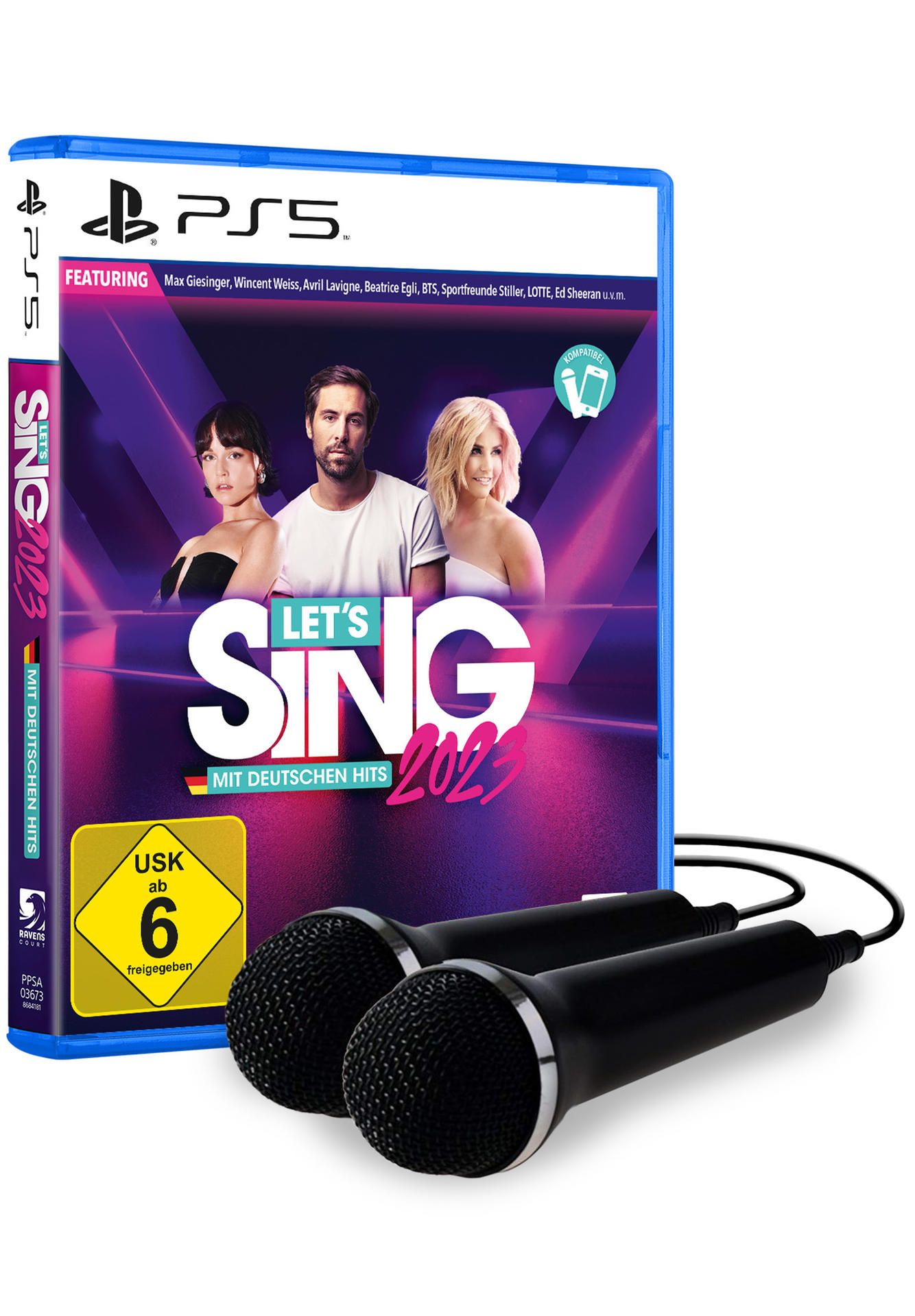 Ravenscourt Lets Sing 2023 German Version [+ 2 Mics] (PlayStation 5) 286397
