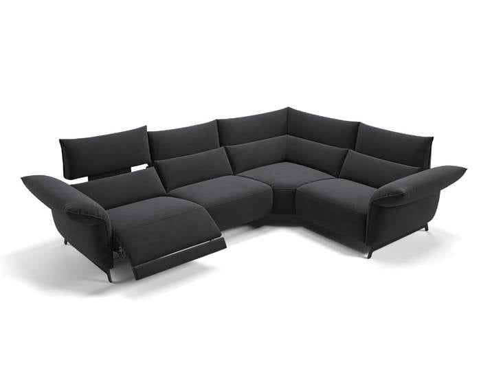 Stoff Ecksofa CUNEO Relaxsofa Garnitur