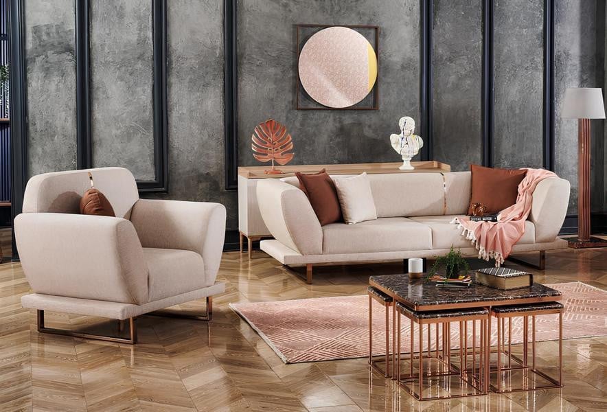 Moderne 3-zits designbank voor de woonkamer