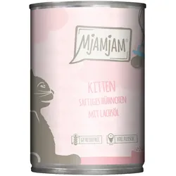 MjAMjAM Kitten saftiges Hühnchen mit Lachsöl 6x400 g