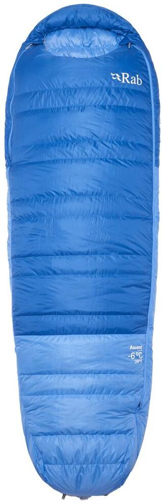RAB  - Ascent -6C / 20F Womens Dark Bluebird Bluebird - Regular Left Zip - Sac de couchage