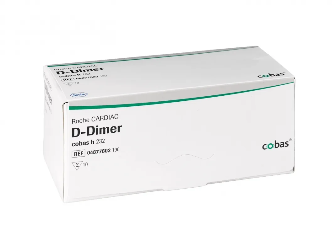 Roche Diagnostik Roche CARDIAC D-Dimer Schnelltest für cobas h 232 POC-System (10 Tests) 04877802190