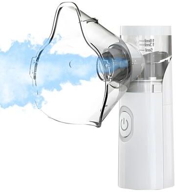 Inspired Living ProGlow Ionic Facial Steamer Deep Cleansing Hot Mist Facial Steamer & Pore Cleaner For Home Spa Hydration white