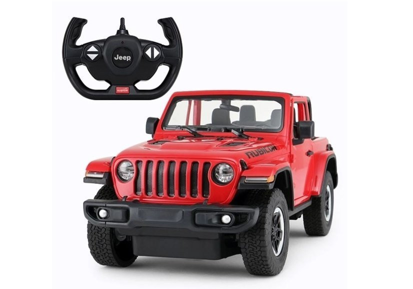 Rastar Afstandsbedieningsauto Jeep Wrangler Rubicon schaal 1:14 - Rood