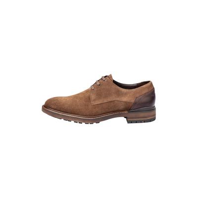 Sneaker LLOYD "HADRIAN", Herren, Gr. 7, braun, Leder, unifarben, Basic, Schuhe Sneaker, mit klassischem Design