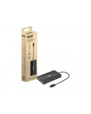 Club 3D USB Gen2 Type-C to Dual DisplayPort 4k60Hz 7-in-1 Portable Dock Digital/Daten Digital/Display/Video (CSV-1598)