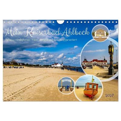 Mein Kaiserbad Ahlbeck (Wandkalender 2027 DIN A4 quer), CALVENDO Monatskalender