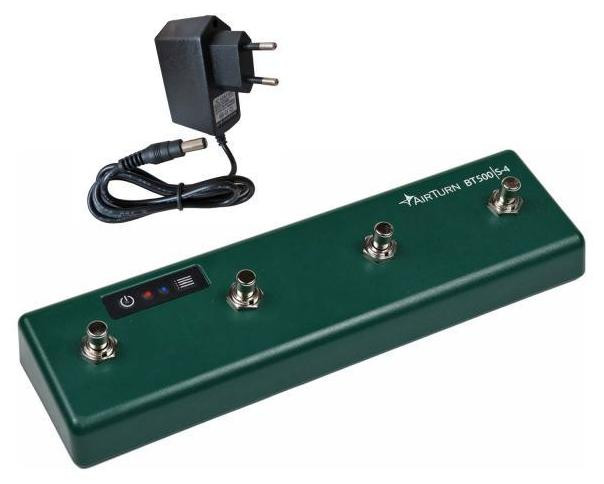 AirTurn Bluetooth voetpedaal BT500-S4 met netsnoer