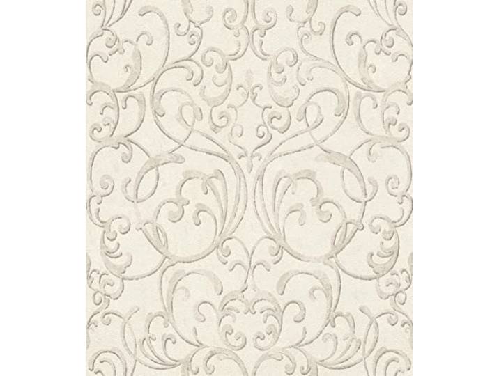 Rasch Tapeten Vliestapete (Classic-Chic) Weiß graue 10,05 m x 0,53 m Tapetenwechsel II 651607