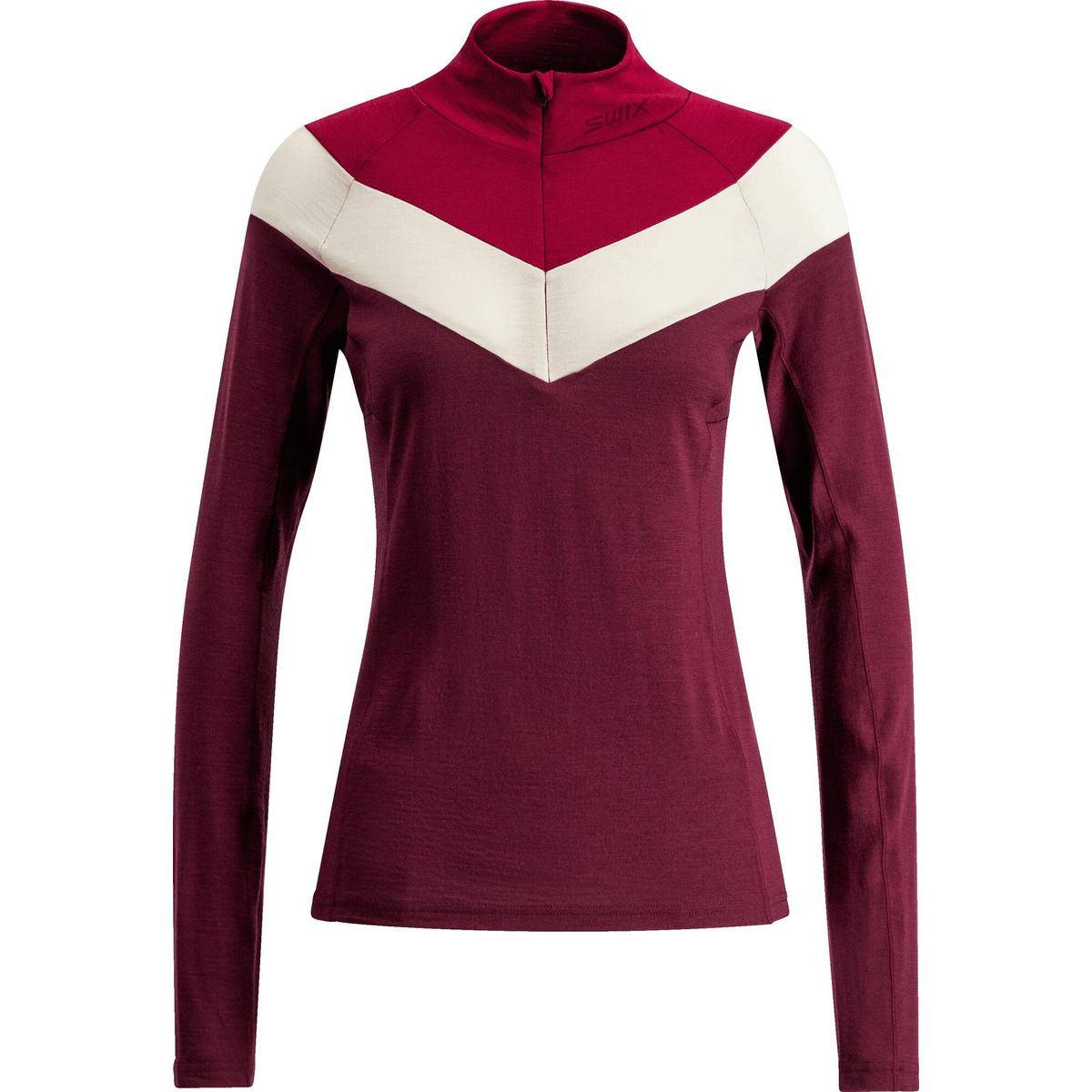 Swix Polaris Baselayer Halfzip W, Cherry, M cherry (94066) M 10445-26-94066-M