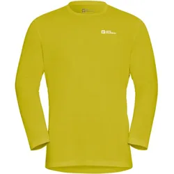 Jack Wolfskin Herren Vonnan Langarmshirt - XXL - chartreuse