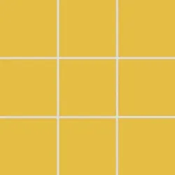Rako Color Two Mosaik Dunkel Gelb 10x10 cm matt GAA0K142.1