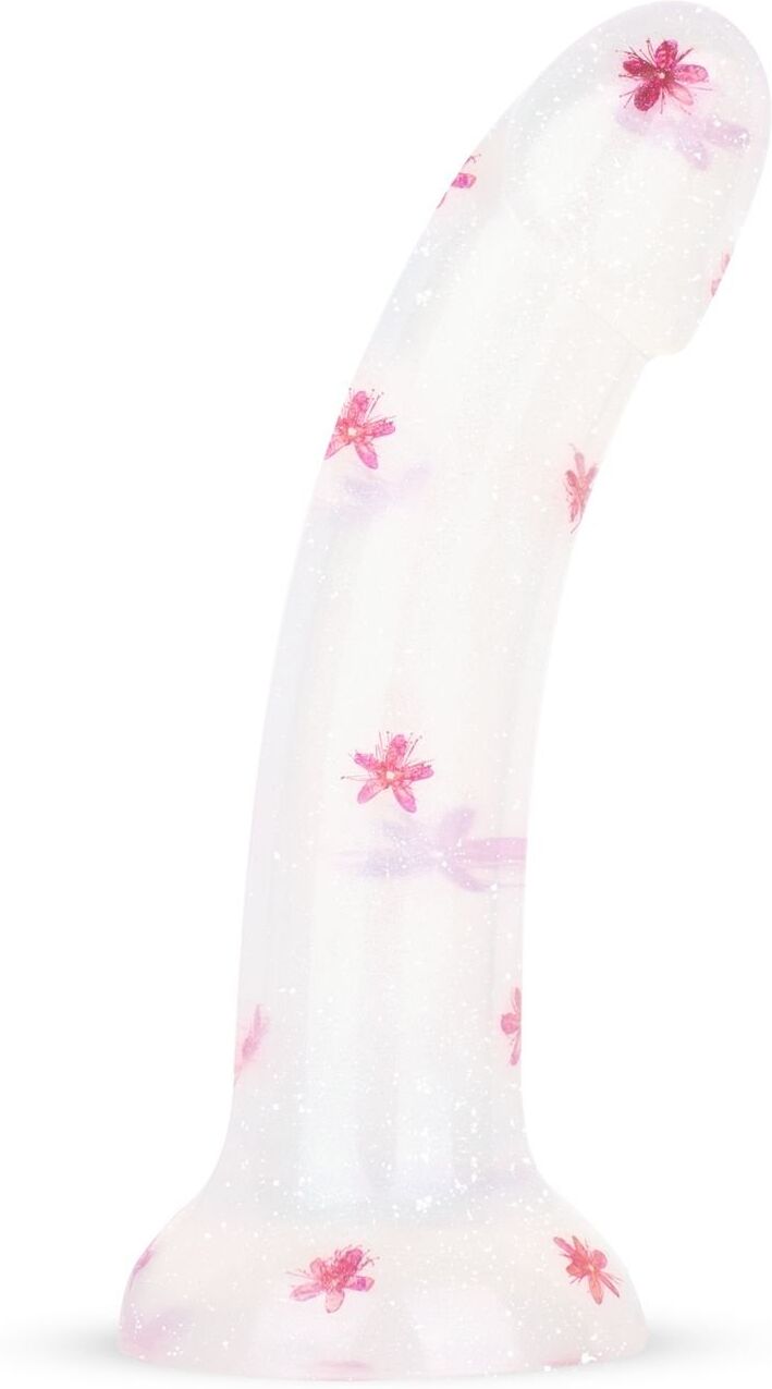 Easytoys Dildo Collection Dildo Collection Flower Power Dildo ‚ Design pailleté rose 15 cm