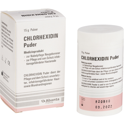 Abanta Pharma GmbH CHLORHEXIDIN Puder 15 g 04701478