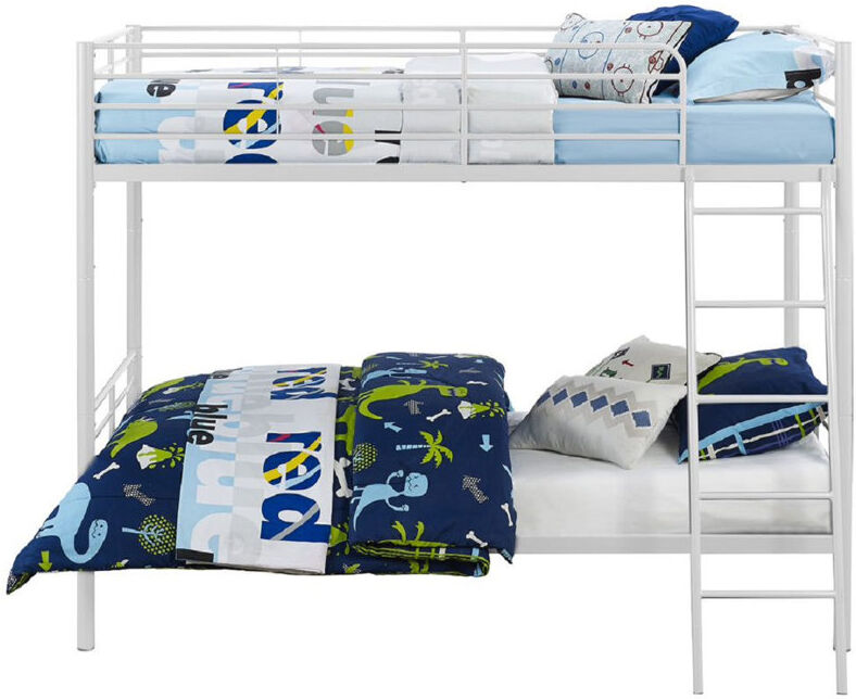 Mack + Milo Alastair 90 X 190cm Bunk Bed Cream UK Single - DE 90 x 190 cm
