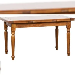 BISCOTTINI INTERNATIONAL ART TRADING Biscottini Ausziehbarer Esstisch 160x90 cm - Restauranttisch - Massivholztisch Made in Italy - Ausziehbarer Küchentisch Walnuss