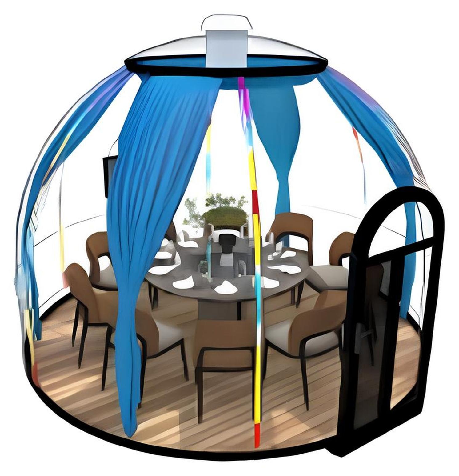 Schlagfester Pavillon mit UV-Schutz für 8-10 Personen Moderne Gartenpavillon