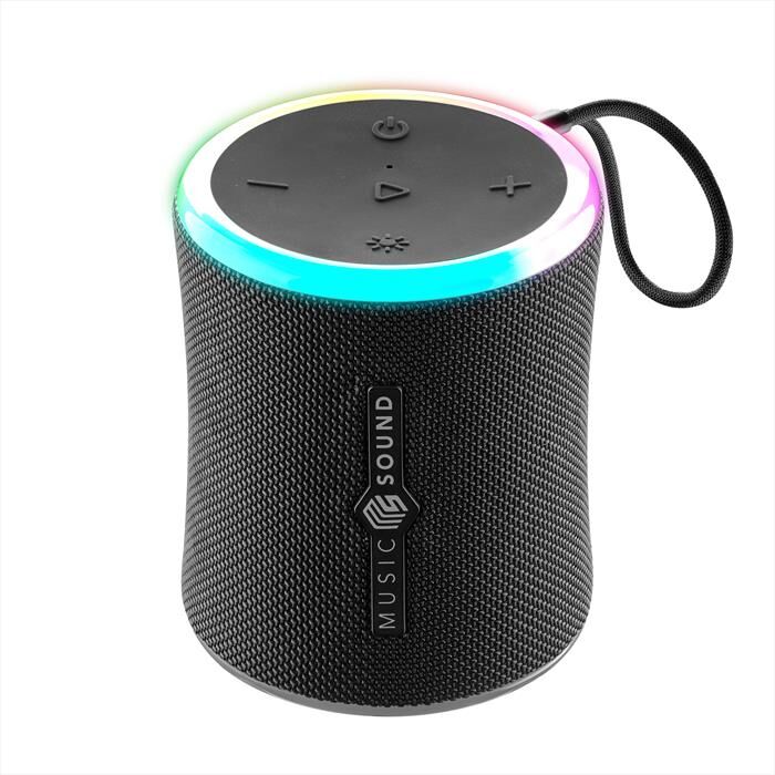 MUSIC SOUND Speaker Bluetooth Aura 10 Rgb-nero